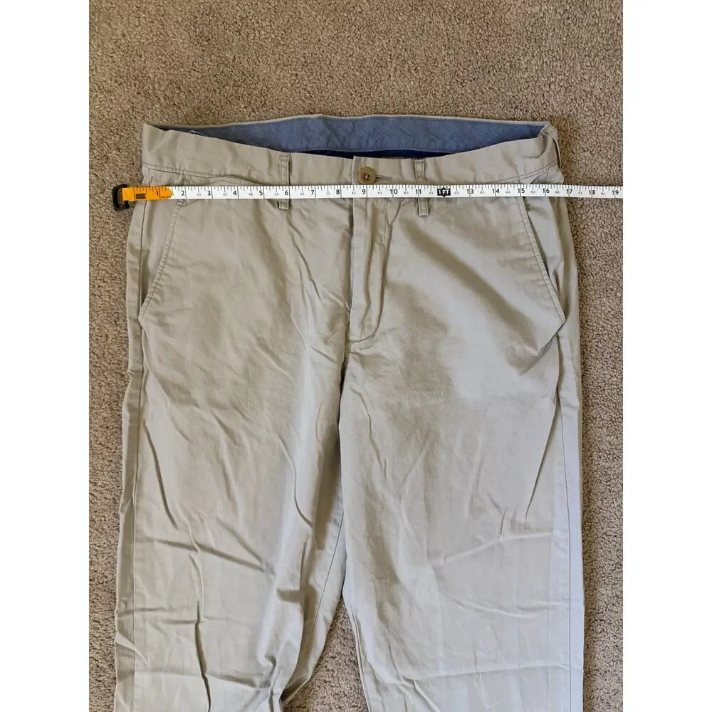 J.Crew Lightweight Men’s Khaki Chino Pants W32 L34 Beige Straight Leg